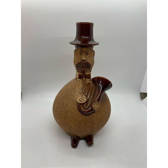 Vintage Royal Haeger Pottery Toe Tapper Musician French Horn Jug Decante… - Picture 1 of 6